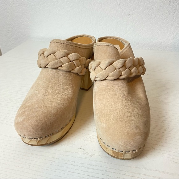 Dolce Vita Tan Braided Mules - Picture 5 of 8